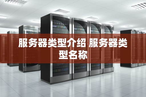 服务器类型介绍 服务器类型名称