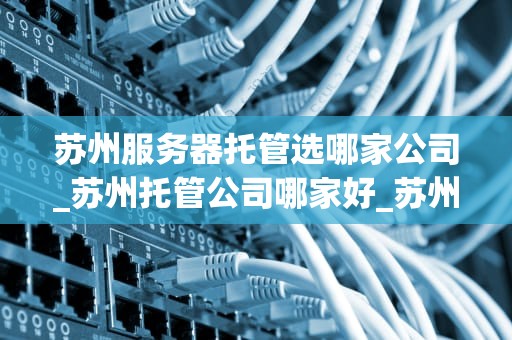 苏州服务器托管选哪家公司_苏州托管公司哪家好_苏州服务器托管选哪家公司？