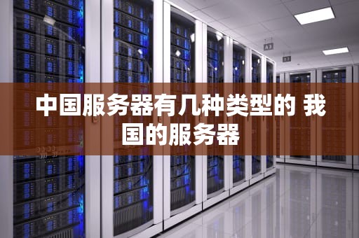 中国服务器有几种类型的 我国的服务器