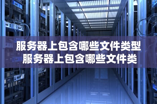 服务器上包含哪些文件类型 服务器上包含哪些文件类型和内容