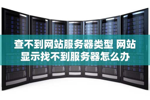 查不到网站服务器类型 网站显示找不到服务器怎么办