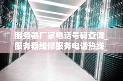 服务器厂家电话号码查询_服务器维修服务电话热线_服务器厂家电话号码查询指南