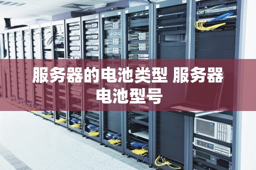 服务器的电池类型 服务器电池型号