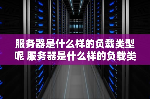服务器是什么样的负载类型呢 服务器是什么样的负载类型呢英语