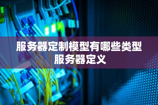 服务器定制模型有哪些类型 服务器定义