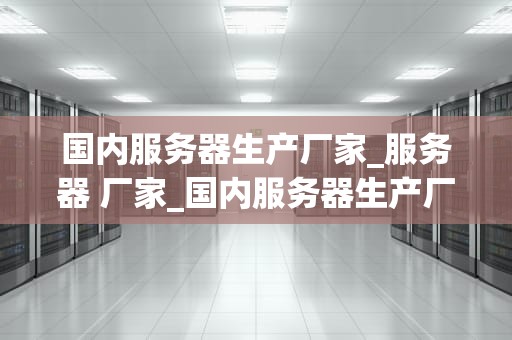 国内服务器生产厂家_服务器 厂家_国内服务器生产厂家的发展现状与未来展望