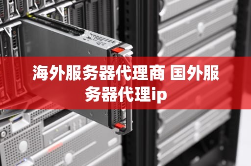 海外服务器代理商 国外服务器代理ip