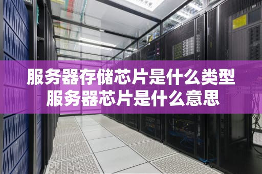 服务器存储芯片是什么类型 服务器芯片是什么意思