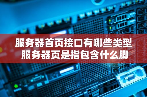 服务器首页接口有哪些类型 服务器页是指包含什么脚本程序的网页