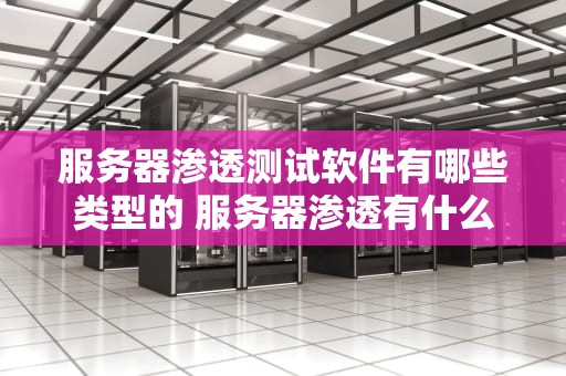 服务器渗透测试软件有哪些类型的 服务器渗透有什么用
