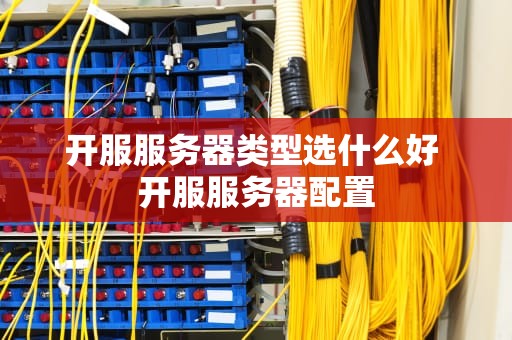 开服服务器类型选什么好 开服服务器配置