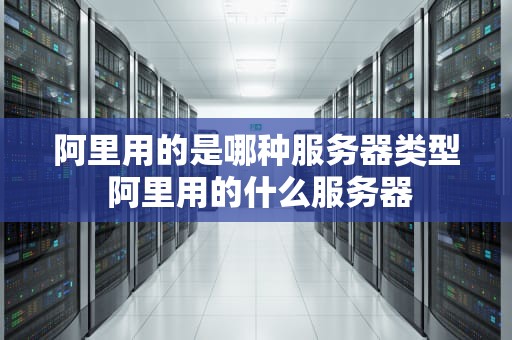 阿里用的是哪种服务器类型 阿里用的什么服务器