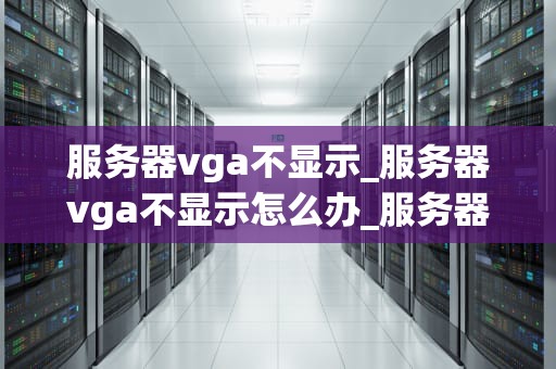 服务器vga不显示_服务器vga不显示怎么办_服务器VGA不显示问题的诊断与解决
