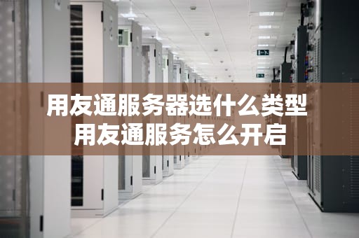 用友通服务器选什么类型 用友通服务怎么开启