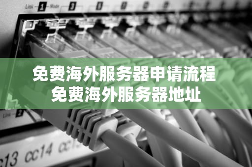 免费海外服务器申请流程 免费海外服务器地址