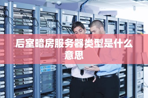 后室暗房服务器类型是什么意思