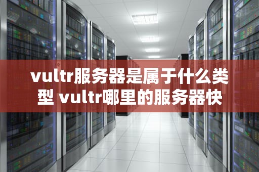 vultr服务器是属于什么类型 vultr哪里的服务器快