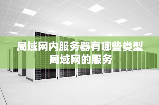 局域网内服务器有哪些类型 局域网的服务