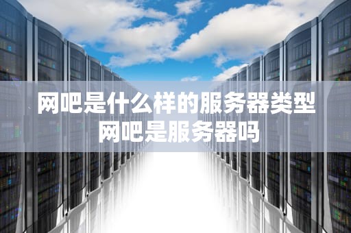 网吧是什么样的服务器类型 网吧是服务器吗
