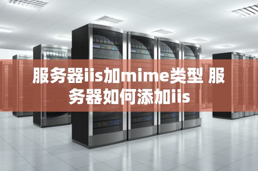 服务器iis加mime类型 服务器如何添加iis