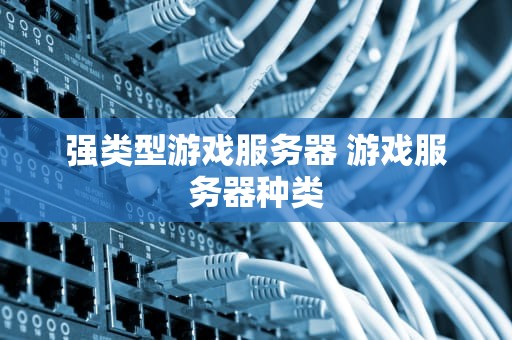 强类型游戏服务器 游戏服务器种类
