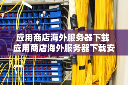 应用商店海外服务器下载 应用商店海外服务器下载安装