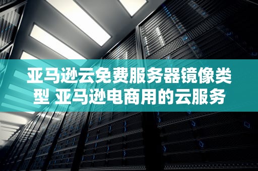 亚马逊云免费服务器镜像类型 亚马逊电商用的云服务器