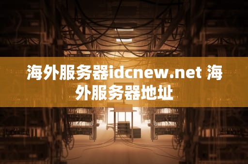 海外服务器idcnew.net 海外服务器地址