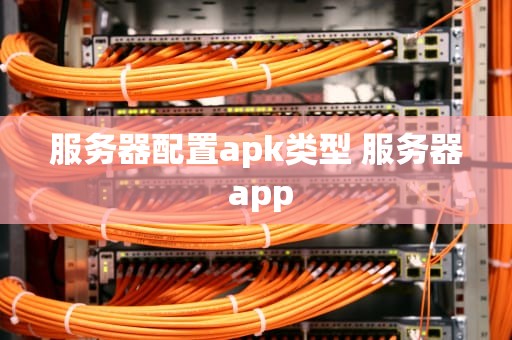 服务器配置apk类型 服务器 app