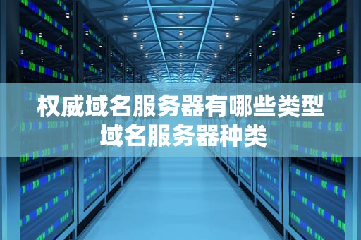 权威域名服务器有哪些类型 域名服务器种类
