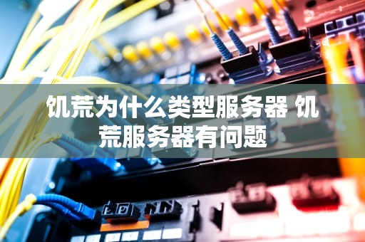 饥荒为什么类型服务器 饥荒服务器有问题