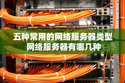 五种常用的网络服务器类型 网络服务器有哪几种