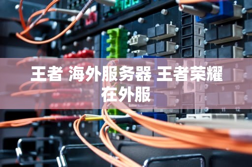 王者 海外服务器 王者荣耀在外服