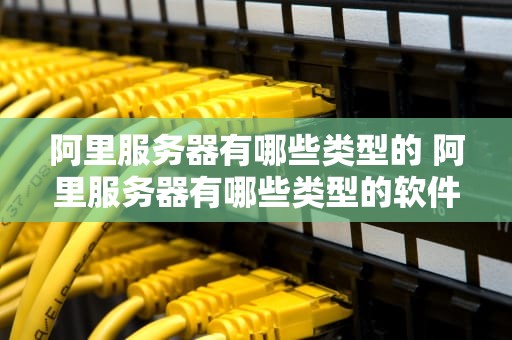 阿里服务器有哪些类型的 阿里服务器有哪些类型的软件