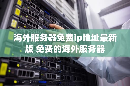 海外服务器免费ip地址最新版 免费的海外服务器