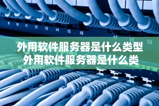 外用软件服务器是什么类型 外用软件服务器是什么类型的设备