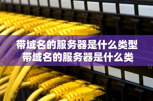 带域名的服务器是什么类型 带域名的服务器是什么类型的