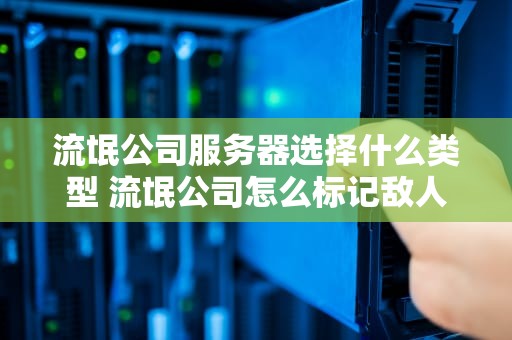 流氓公司服务器选择什么类型 流氓公司怎么标记敌人