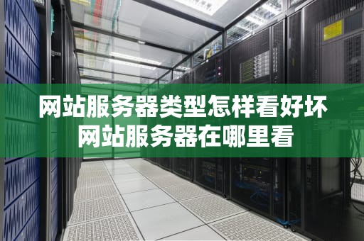 网站服务器类型怎样看好坏 网站服务器在哪里看