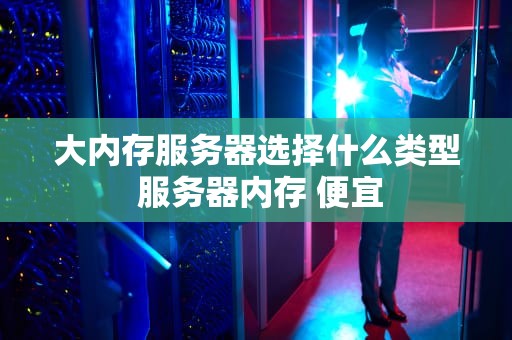 大内存服务器选择什么类型 服务器内存 便宜