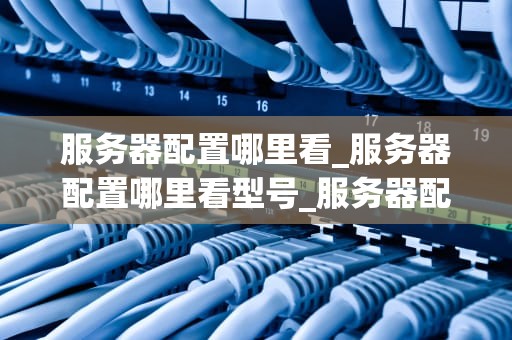 服务器配置哪里看_服务器配置哪里看型号_服务器配置的查看与优化