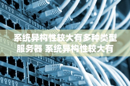 系统异构性较大有多种类型服务器 系统异构性较大有多种类型服务器存储还有