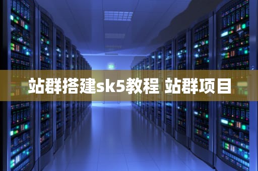 站群搭建sk5教程 站群项目