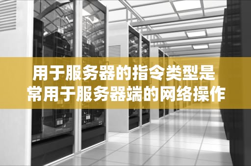 用于服务器的指令类型是 常用于服务器端的网络操作系统有