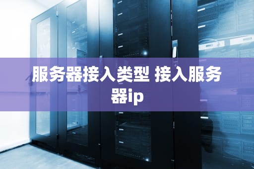 服务器接入类型 接入服务器ip