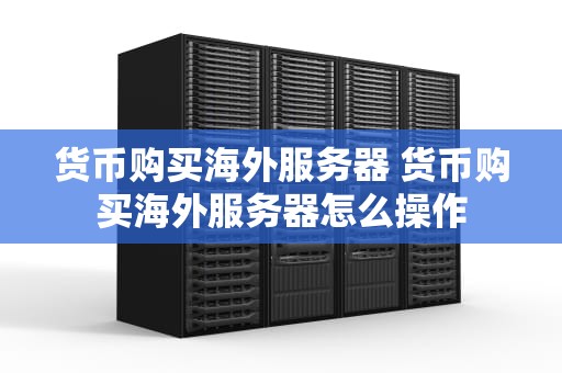 货币购买海外服务器 货币购买海外服务器怎么操作