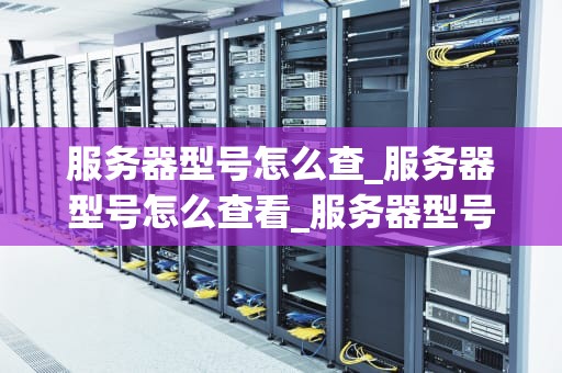 服务器型号怎么查_服务器型号怎么查看_服务器型号的查找与识别