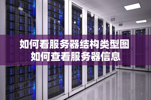 如何看服务器结构类型图 如何查看服务器信息