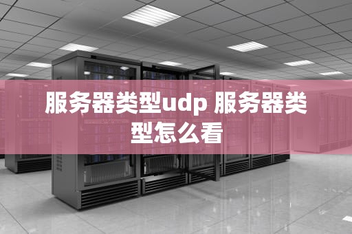 服务器类型udp 服务器类型怎么看