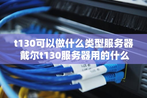 t130可以做什么类型服务器 戴尔t130服务器用的什么显卡